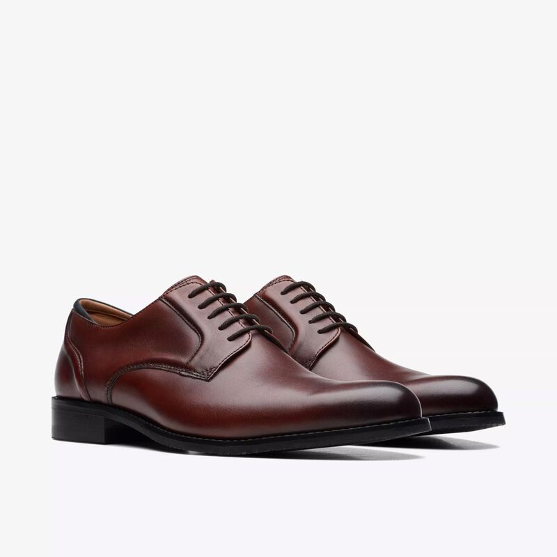Clarks Mens Craft Arlo Lace British Tan image number 2